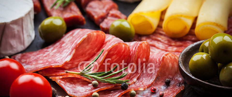 Aufschnitt Salami